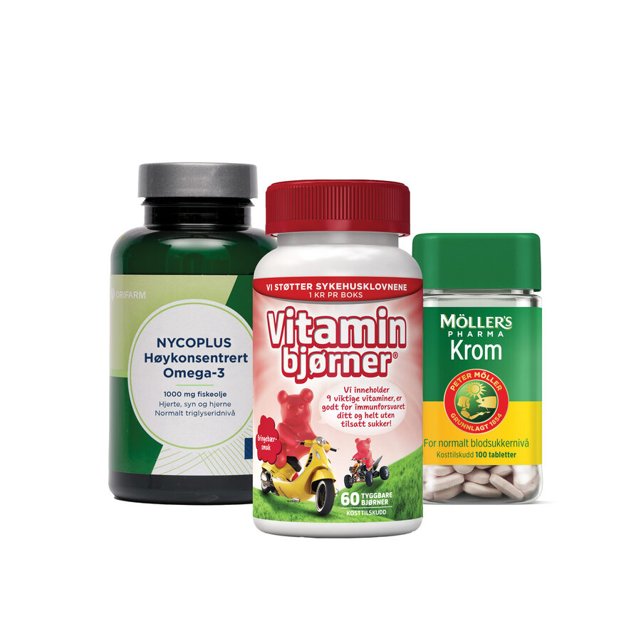 Kosttilskudd – Nycoplus og Vitaminbjørner
