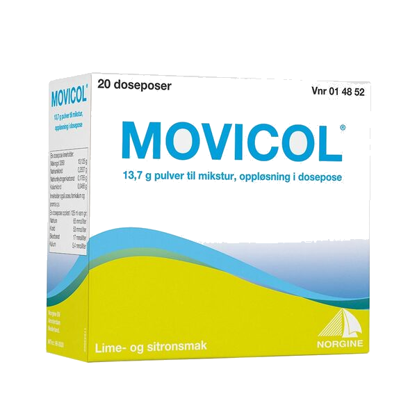 Movicol pulver til mikstur 20 doser