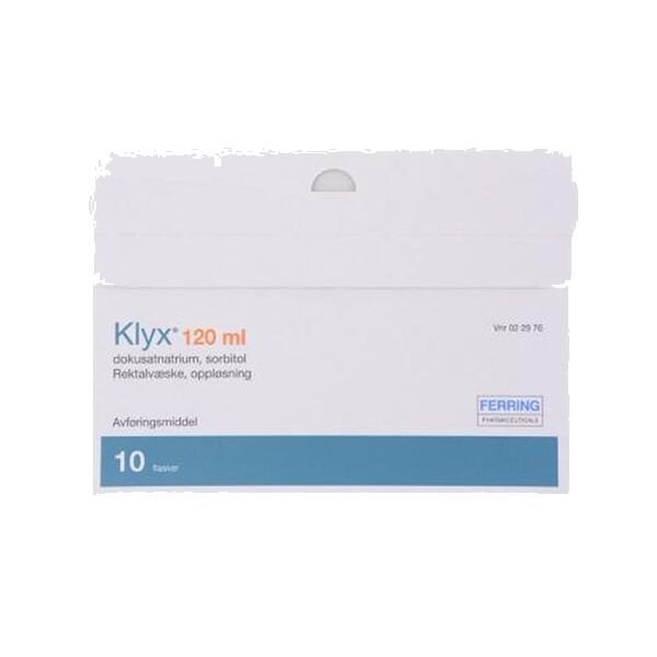 Klyx rektalvæske 10 x 120 ml