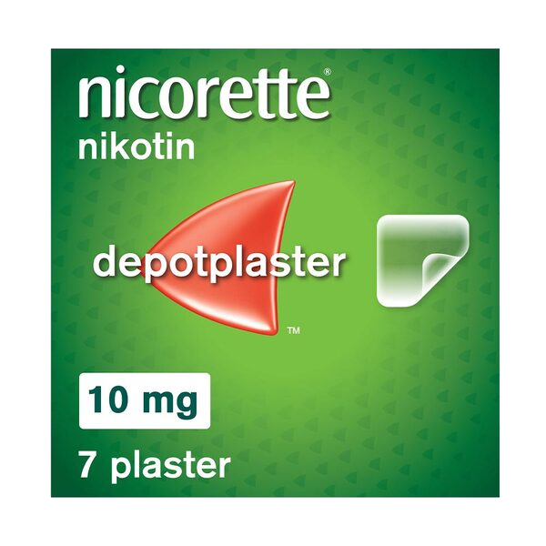 Nicorette depotplaster 10mg/16timer 7stk