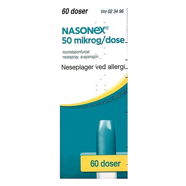 Nasonex nesespray 50mcg/dose 60 doser