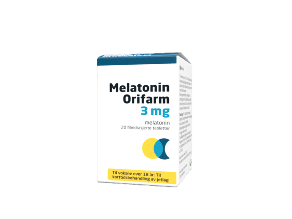 Melatonin Orifarm 3 mg tabletter 20 stk.