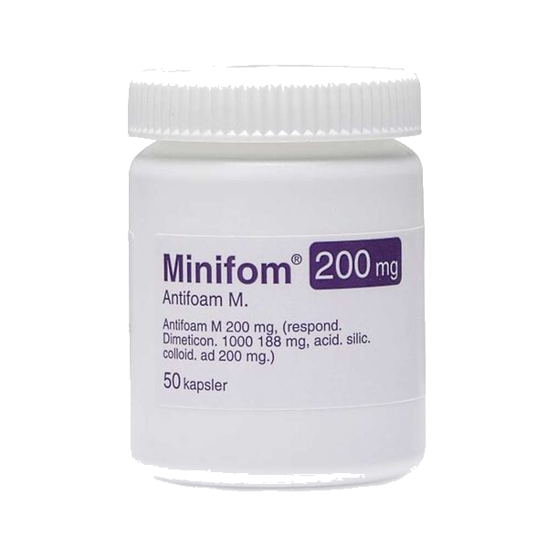 Minifom kapsler 200 mg 50 stk