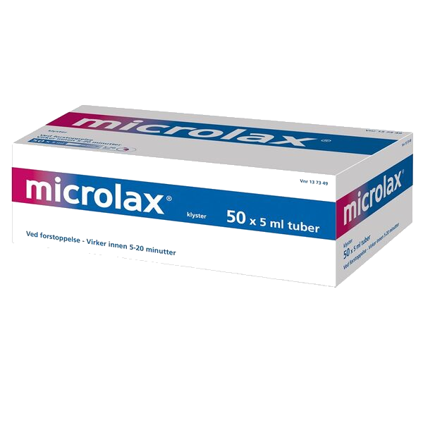 Microlax rektalvæske 50 x 5 ml