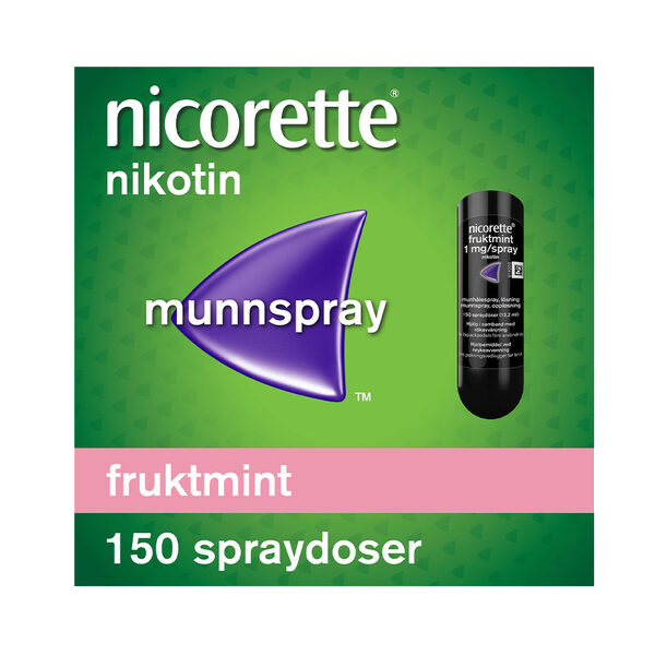 Nicorette Munnspray Fruktmint 1 mg 150 doser