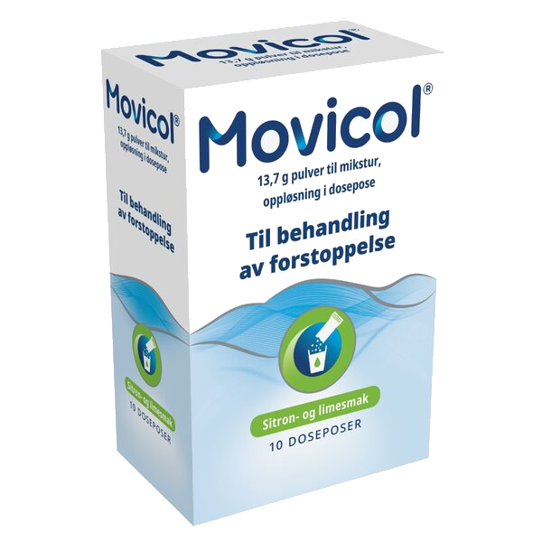 Movicol pulver til mikstur 10 doser