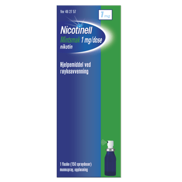 NICOTINELL MUNNSPRAY MINT 1MG 1X15ML