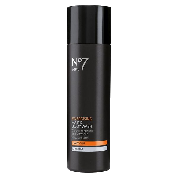 No7 Men Energising Hår- og kroppsvask 200ml