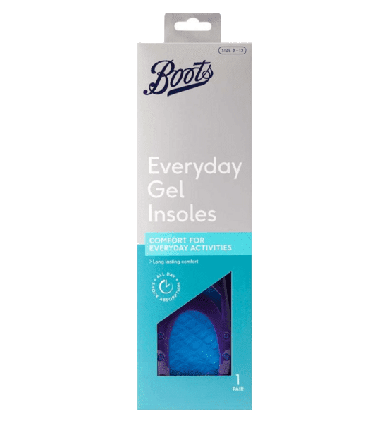 Boots Gel-innleggssåle, str. 41-47