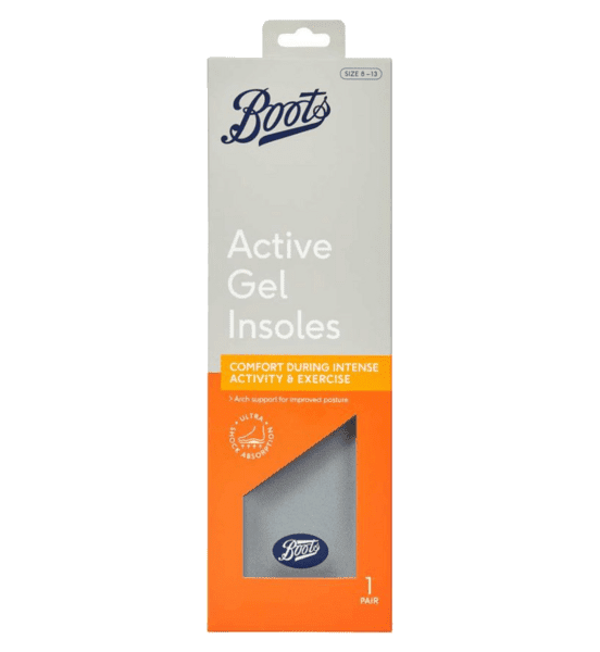 Boots Active Gel-innleggssåler, str. 41-47