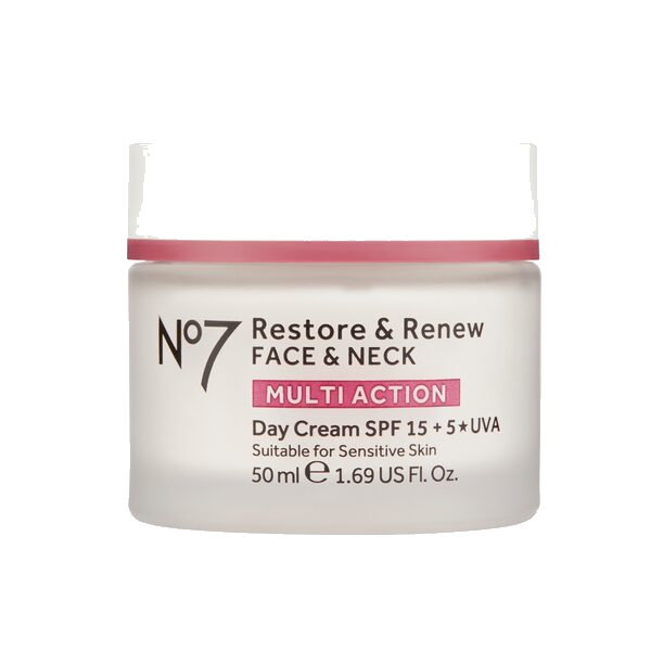No7 Restore & Renew FACE & NECK MULTI ACTION Day Cream 50ml