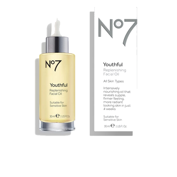 No7 Youthful Replenishing Facial Oil 30ml
