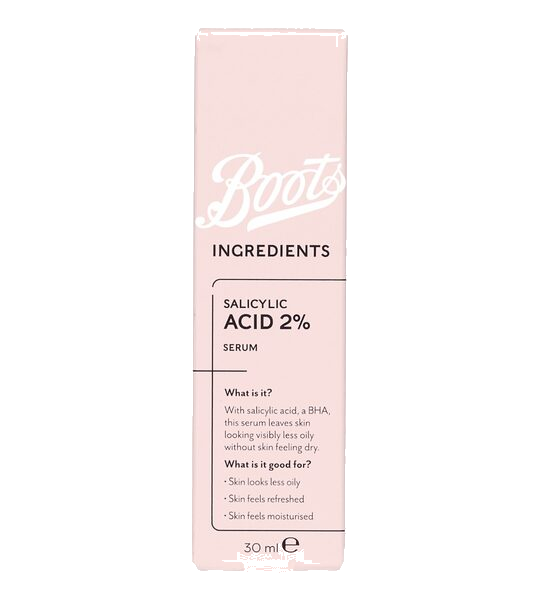 Boots Ingredients Salisylic Acid Serum 30ml