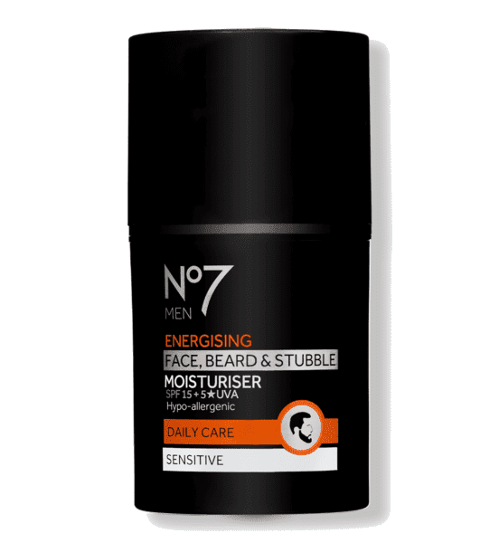 No7 Men Energising Face Beard & Stubble Moisturiser SPF15 50ml