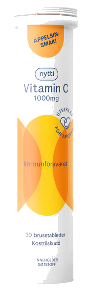 Nytti Vitamin C Brusetabletter Appelsin 1000mg