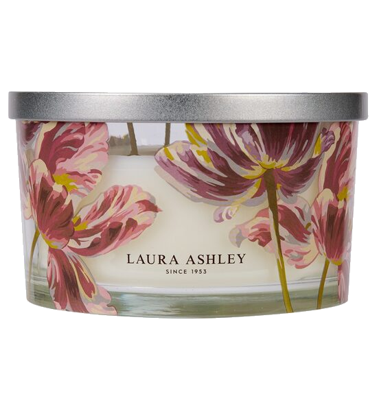 Laura Ashley Tri-Wick Candle