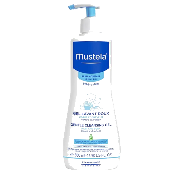 Mustela gentle cleansing gel 500 ml