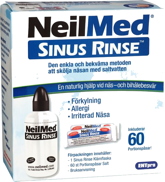 NeilMed Sinus Rinse neseskyller m/60 porsjonsposer salt
