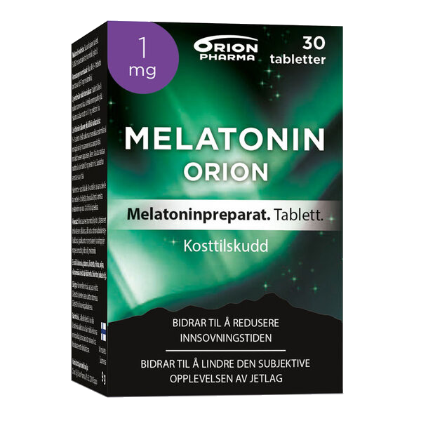 Melatonin Orion 1 mg tabl. 30 stk