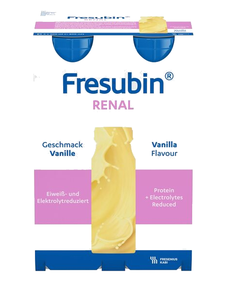 Fresubin RENAL Næringsdrikk Vanilje 4X200 ml