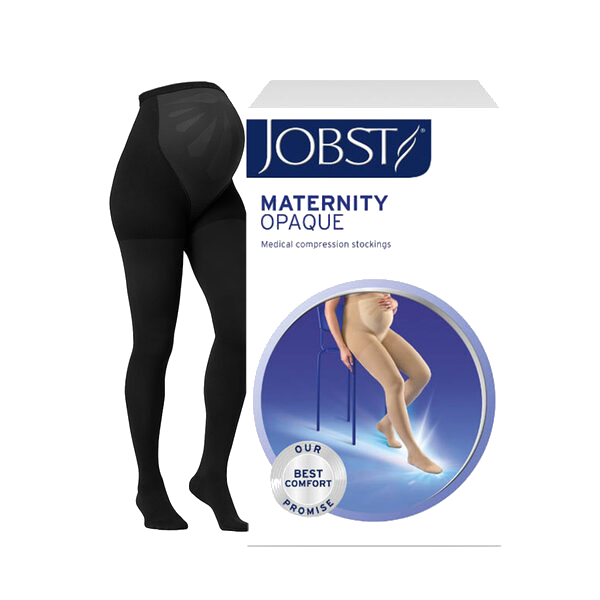 JOBST Maternity Opaque kkl 1 Strømpebukse, L Sort