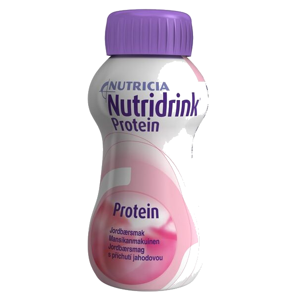 Nutridrink Protein Næringsdrikk Jordbær 4X200 ml
