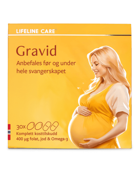 Lifeline Care Gravid Kosttilskudd tabletter og kapsler 4X30 stk