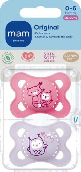 MAM Original 0-6m Silk PINK