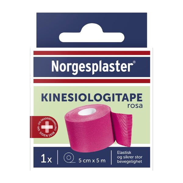 Norgespl Kinesiolog Rosa 5Cx5M 1 stk