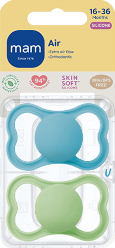 MAM Air Silicone Blue 16-36m