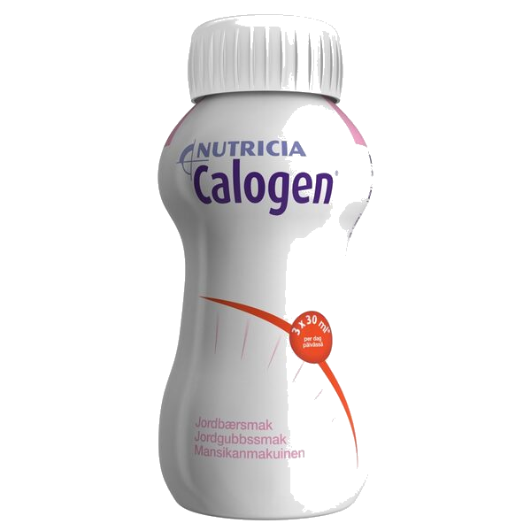 Calogen Fettemulsjon Jordbær 4x200ml