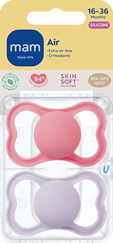 MAM Air Silicone Pink 16-36m