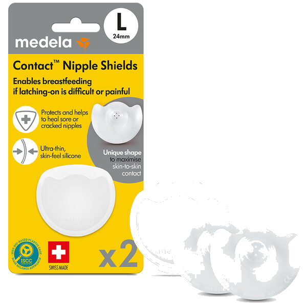 Medela Ammeskjold Silik L 2 stk