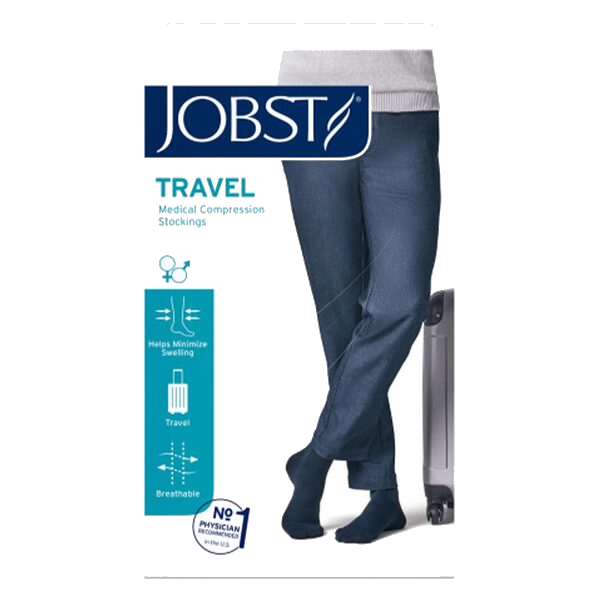 Jobst Travel K1 Kne Sort 3 41/ 1 par