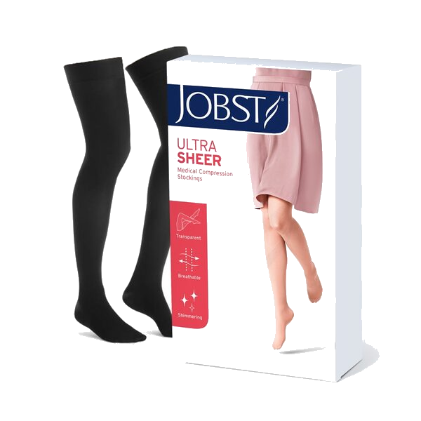 Jobst U Sheer K1 Lår Sort S 1 par