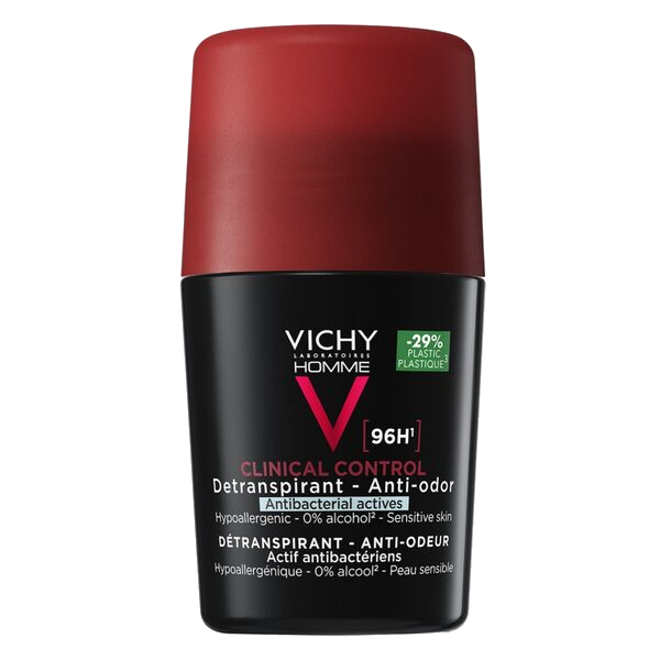 Vichy Homme Clinical Control 96h Antiperspirant Roll-On Deodorant 50ml