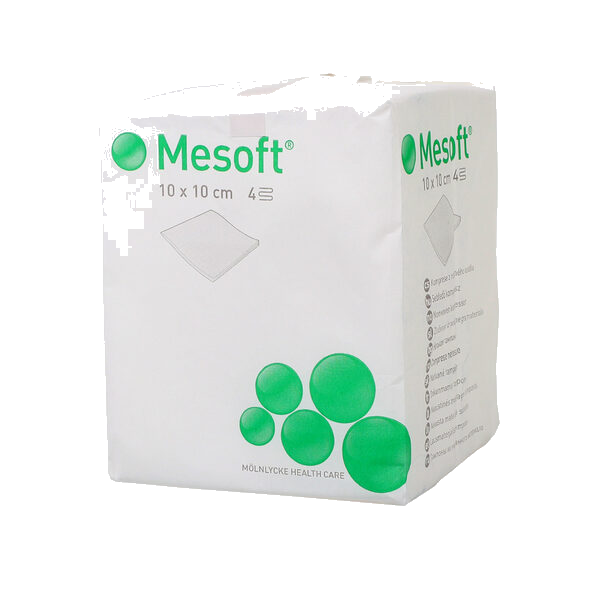 Mesoft Kompr 10X10Cm Bulk 100 stk