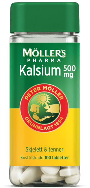 Möller's Pharma Kalsium 500 mg 100 stk