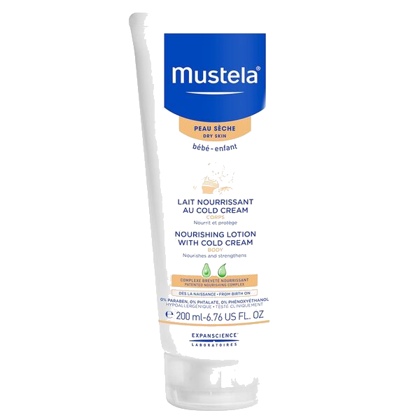 Mustela nourishing lotion w/cold cream 200 ml