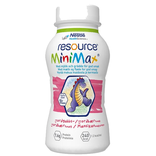 Resource Minimax Næringsdrikk Jordbær 2X200 ml