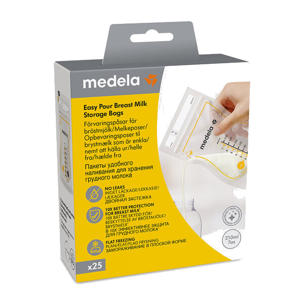 Medela Easy Pour oppbevaringsposer for brystmelk 25pk