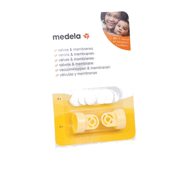 Medela 2 Ventiler + 6 Membran 1 stk