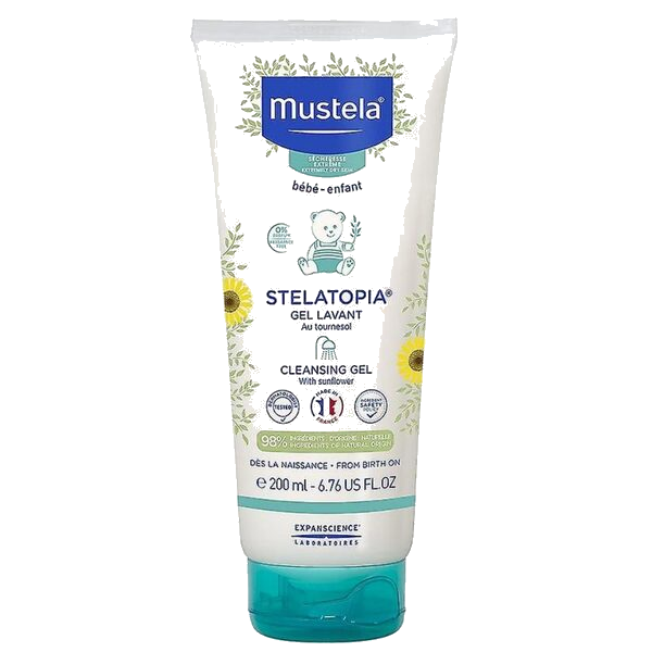Mustela Stelatopia cleansing gel 200 ml