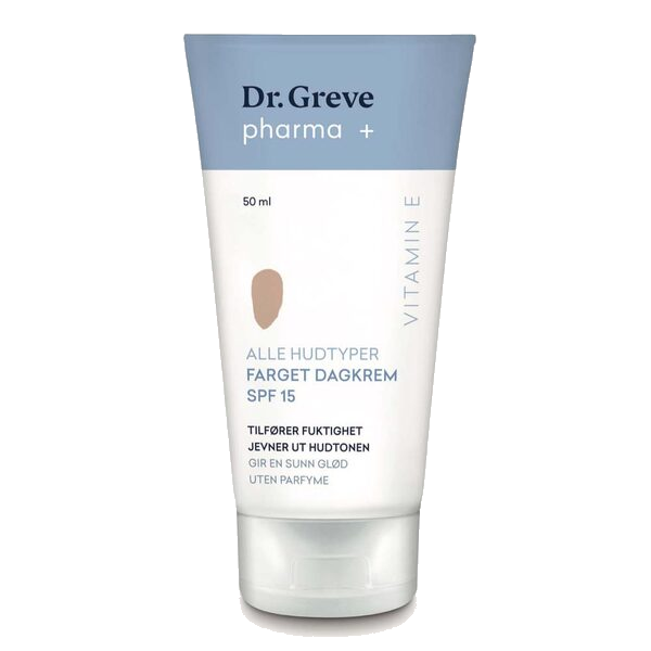 Dr. Greve Pharma Farget dagkrem SPF15 u/parfyme 50ml