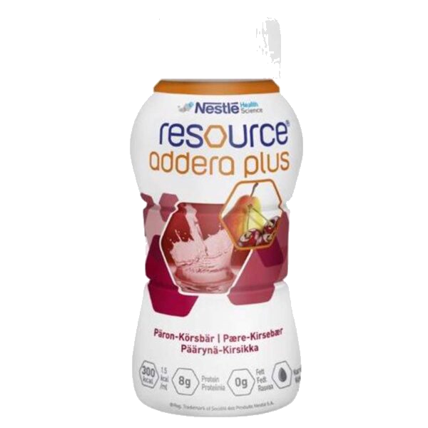 Resource Addera Plus Næringsdrikk Pære & Kirsebær 4X200 ml