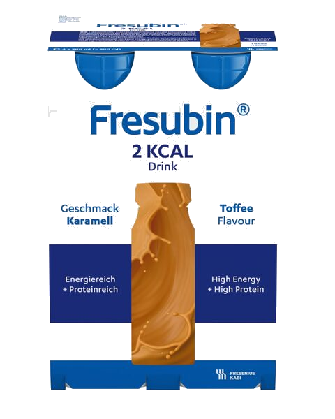 Fresubin 2 kcal Drink Næringsdrikk Karamell 4X200 ml