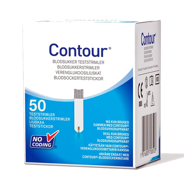 Contour Blodsukkerstrimler