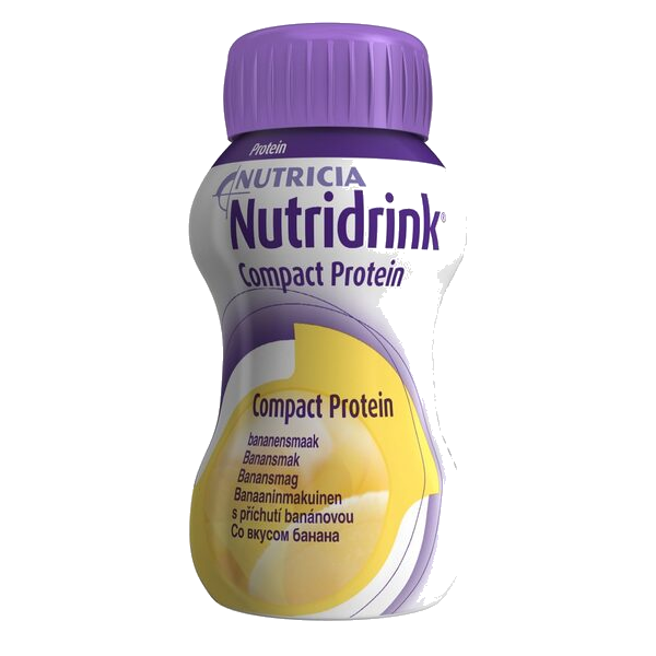 Nutridrink Compact Protein Næringsdrikk Banan 4X125 ml