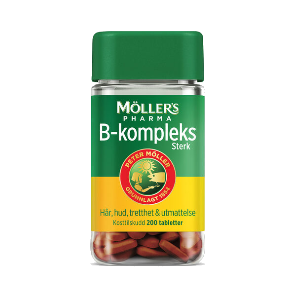 Möller's Pharma B-kompleks sterk 200 stk
