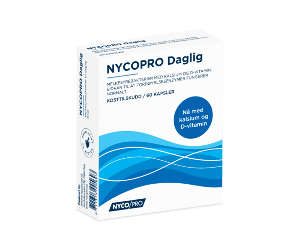 NYCOPRO Daglig kapsler med kalsium og D-vitamin 60 stk